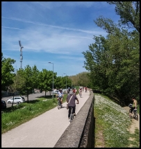 Balade à vélo vers Aeroscopia Toulouse Aeroscopia bike tour